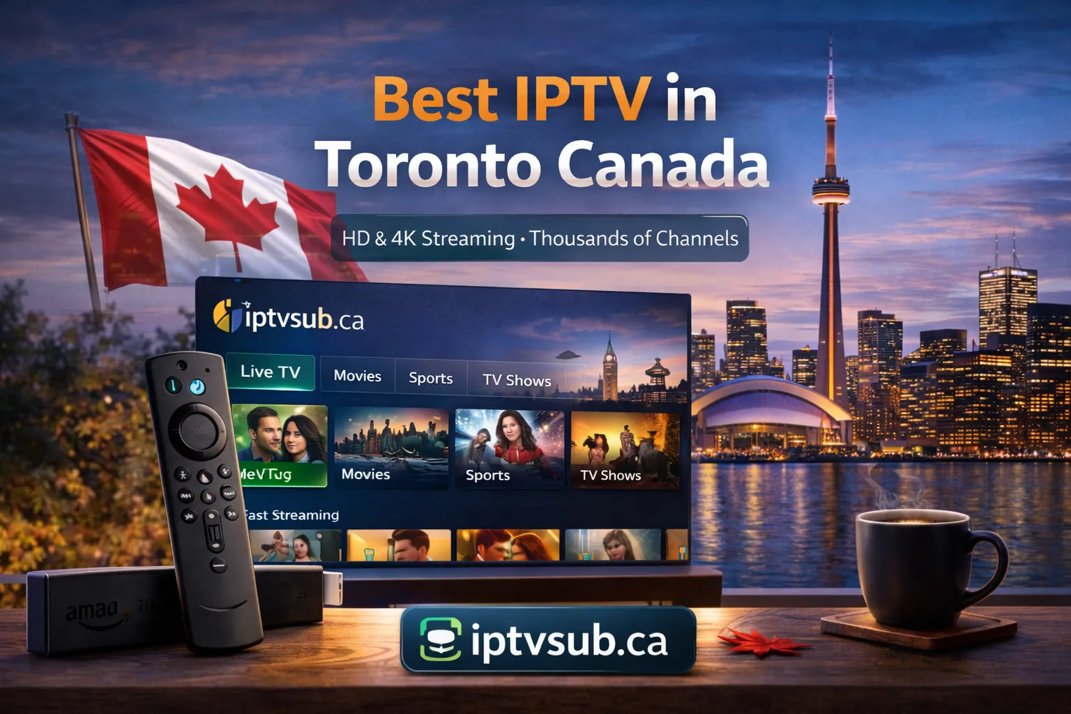Best IPTV in Toronto Canada: Top Provider & Apps Review
